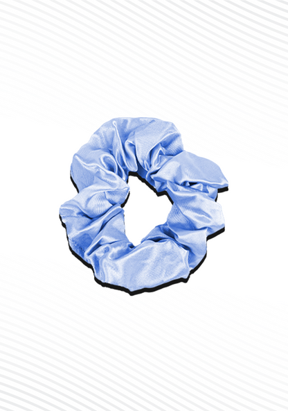 Silk scrunchie Blue