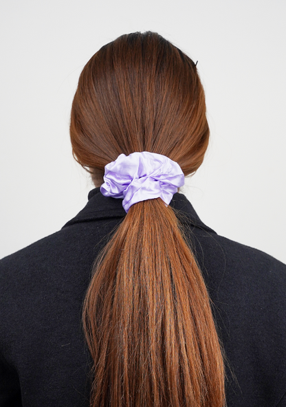 Silk scrunchie Purple