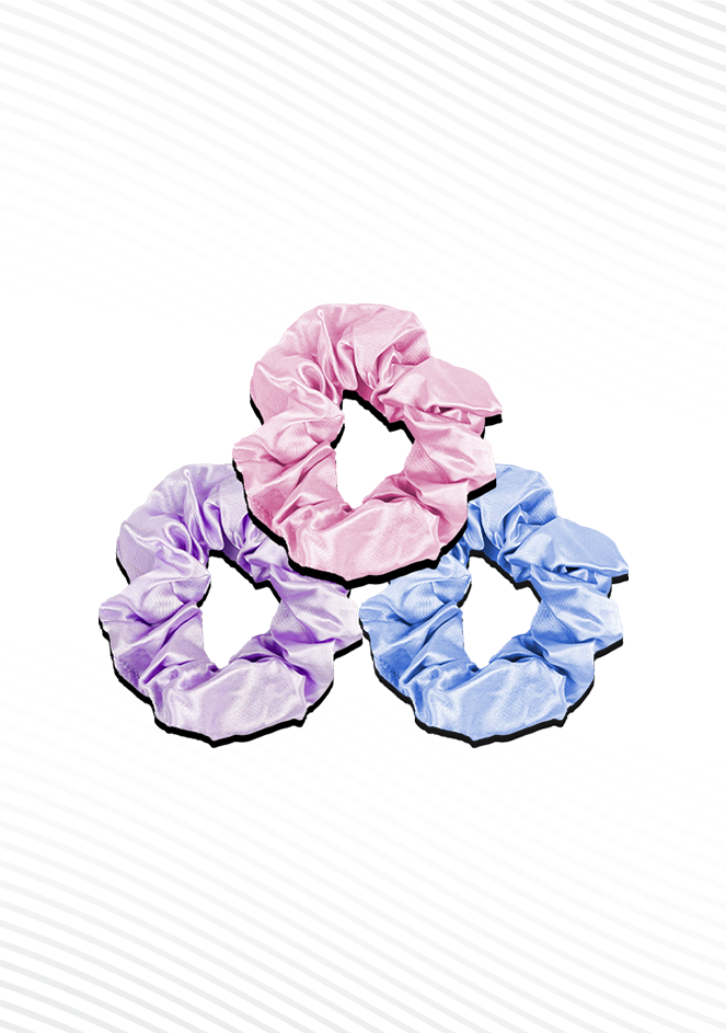 Silk scrunchies